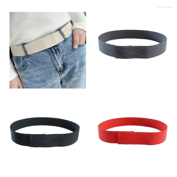 Ceintures Ceinture de taille sans trace pour hommes femmes adolescents bande de fixation pratique et durable Y1UA