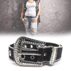 Ceintures Ceinture de taille unique brillante pour femme hommes jeans robe formelle