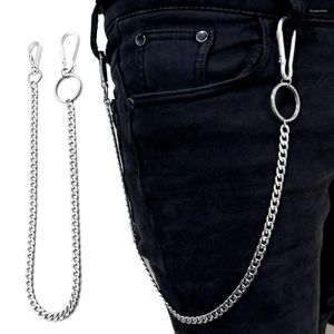 Cinturones Joyería unisex Street Big Ring Cadenas largas Punk HipHop Wallet Chain Key Pantalones Cinturón