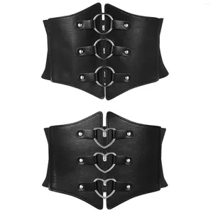 Ceintures Ceinture Femmes Robe Cinch Large Ceinture Bandes Pour Corset Robes Noires