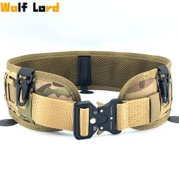 Cinturas Wargame Cinturas tácticas del ejército Equipo militar Men Airsoft Nylon Molle Combate Combate Batalla Carga Patrulla Cummerbunds Cummerbund