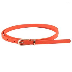 Riemen slijtage resistent casual stropdas spin all match dames riem pu lederen taillband slank lichtgewicht kleding accessoires modeBelts smal22