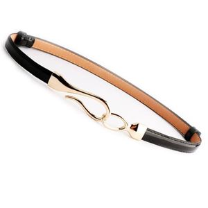 Riemen Vrouw PU Lakleer Jurk Riem Dunne Pas Taillebanden Rood Helder Goud Grote Gesp Meisjes Mode Accessoires Voor Women261x