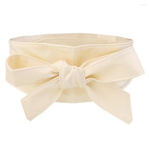 Riemen damesriem brede bowknot taille wrap tie heup