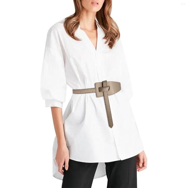 Ceintures mode féminine polyvalent solide haut de gamme décoratif ceinture ceinturé laine manteau femmes