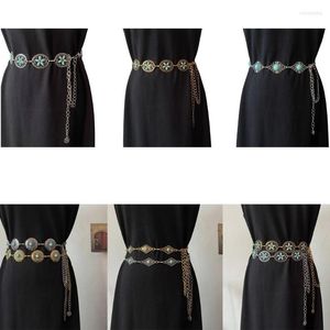 Riemen Vrouwen Boheemse Stijl Taille Ketting Dame Metalen Riem Retro-Body Sieraden