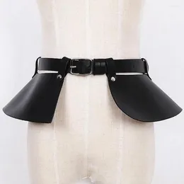 Gürtel Damen PU Leder Bund Taillengürtel Rock Harness Gothic Punk Club Wear