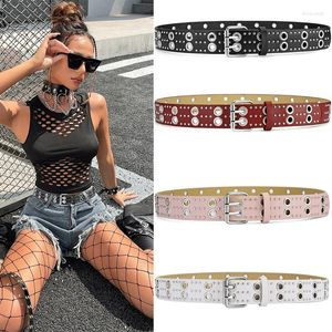 Riemen Dames Riem Punk Klinknagel PU Mode Gepersonaliseerde Decoratie Tailleband Voor Dames Vrijetijdskleding Jeans Kleding Accessoires