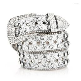 Cinturones Cinturón hueco con diamantes de imitación para mujer Hebilla con tachuelas para mujer Fiesta de bodas Regalos de San Valentín Her 850 Revisión