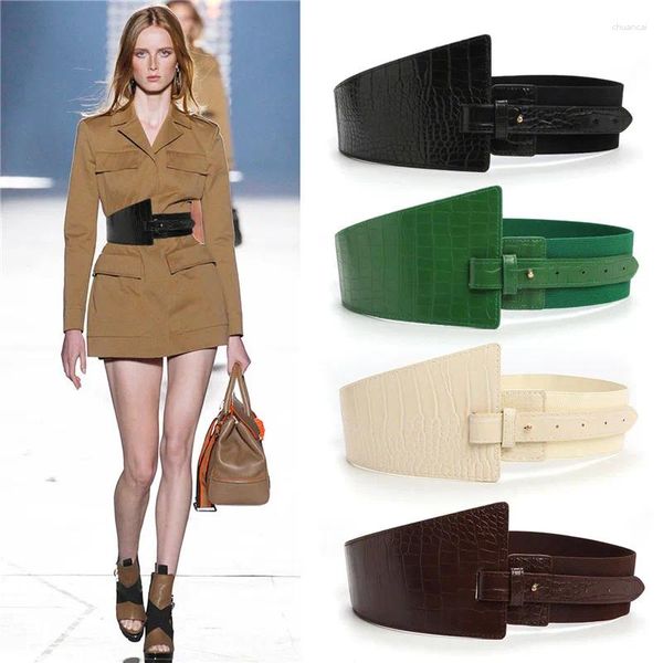 Belts Fashion Fashion Fashion Pu Pu En cuir Cummerbunds Corons de robe féminine Decoration de ceinture