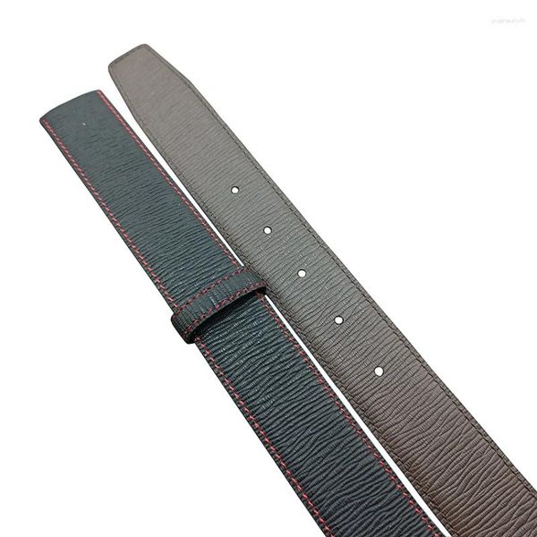 Cinturones Hebilla de cinturón ancha para mujer 3,4 cm Uso de doble cara para hombre y piel de vaca de alta calidad sin gastos de envío