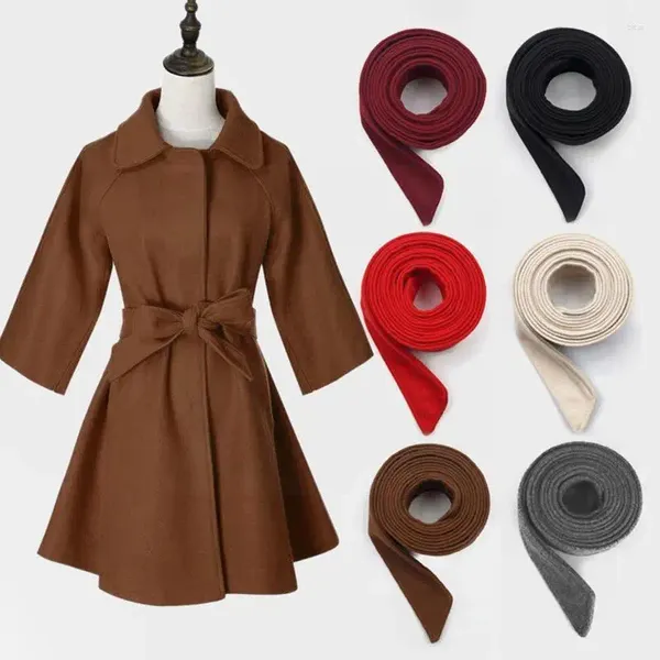 Ceintures en laine pour femmes, manteau avec nœud décoratif, robe pour dames, ceinture de décoration féminine, sangle de styliste Fine H3M1