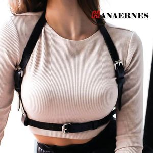 Ceintures femmes jarretières sexy fausses en cuir Bodage Bondage Cage SCULPTING HARNESS Goth Harajuku Soussende 187S