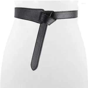 Cinturones para mujer, corsé ancho, cinturón de cuero, corbata femenina, pretina Obi, lazo fino, ocio, vestido de boda para mujer, cinturones