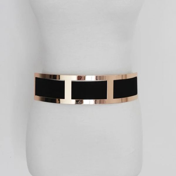 Ceintures femmes large ceinture extensible pour robe noir et Beige ceinture de luxe designer ceinture grande taille bg-025 231012