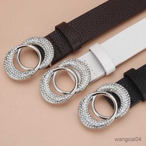 Ceintures Femmes Incrustées Imitation Diamant Ceinture Mode Strass Ceinture Femme Associée À Un Jeans Ceinture En CuirCadeau Pour Petite Amie Et Mon