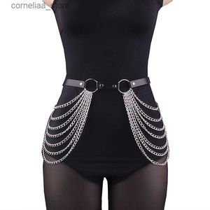 Riemen Dames sexy beenkettingen schouderbanden kousenbanden taille strak corset riemen riem riemen riem riemenY240316