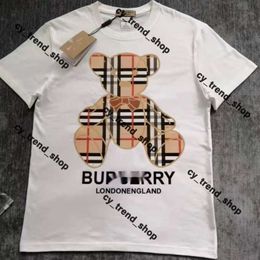 Bembury Designer Hommes Burrberies T-shirt Bayberry Chemise 3D Lettres Mâle Femelle Tshirt Berberry Chemises Coton Casual Manches Courtes Hauts Tees pour Femmes 548