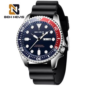 sichu1 - BEN NEVIS mode décontracté montre à quartz pour hommes type d'explosion étanche lumineux