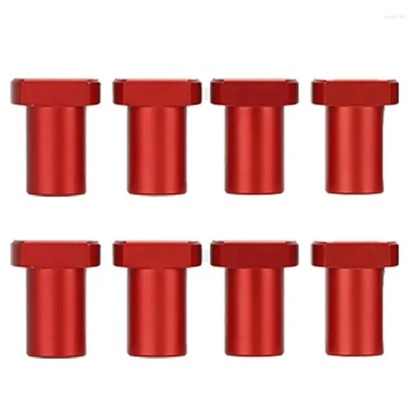 Bench Dogs Lot de 8 pinces à bois en alliage d'aluminium pour chien MFT, arrêt de table pour trou de 3/4 de pouce, rouge