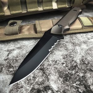 BM 140BK Cuchillo táctico 154 Hoja Mango de aleación de aluminio Pesca Buceo Cuchillo recto Cuchillos de caza para acampar al aire libre + Funda 3 estilos