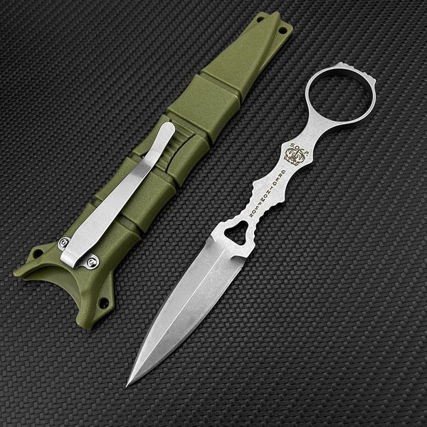 BM 176 SOCP Mini cuchillo para botas, hoja negra de 3,22 pulgadas, mango completo de espiga, cuchillos tácticos ligeros de autodefensa para exteriores