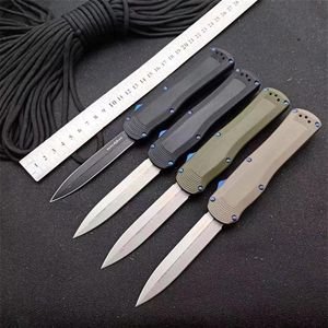 BENCHMADE 3400 Autocrat Couteau automatique Double-Edge S30V lame camping en plein air EDC papillon militaire Tactique Combat Survie D22298C