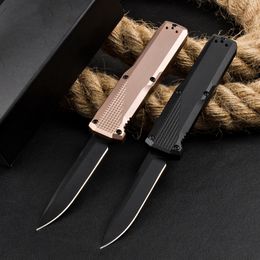 4600 Auto tactisch mes S30V Zwarte titanium coating Droppunt Blade CNC 6061-T6 Hendel EDC Pocket Knives met retailbox