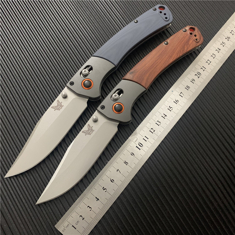 Benchmade BM 15080 Crooked River Folding Knife 4.00" S30V Clip Point Blade Dymondwood Handles with Aluminum BM15080 15080-2 781 810 810BK 940 943 Pocket Knives