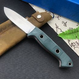 BM 162 Bushcrafter Tactisch vast mes S30v-lemmet G10-handvat Scherp buitenshuis Camping Defensie Survival-mes 15002 535 met lederen koeienhuidschede