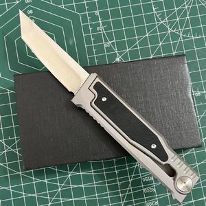 Theone Balisong couteau pliant JL à rotation libre lame D2 CNC aluminium + manche G10 couteaux de poche radis BM42 EDC outils