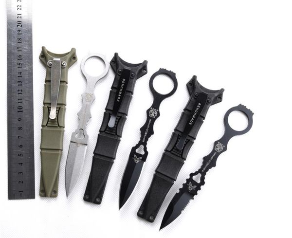 BM176 couteau à lame fixe dentelée EDC extérieur auto-défense chasse camping couteaux tactiques BM 15200 133 15080 BM535 couteaux