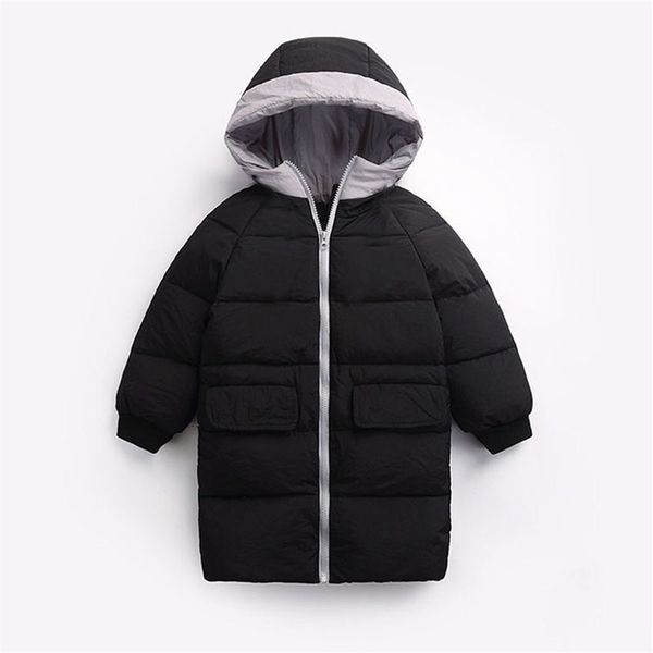 Benemaker Salopette d'hiver pour enfants Vestes en duvet pour garçon fille enfants Parkas veste vêtements chauds bébé manteaux à capuche vêtements d'extérieur JH096 LJ201017