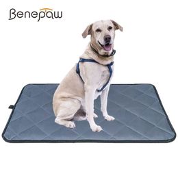 Benepaw – tapis pour chien toutes saisons, résistant aux morsures, antidérapant, imperméable, lit pour animaux de compagnie, pour petits, moyens et grands chiens, coussin de caisse lavable 2104012260