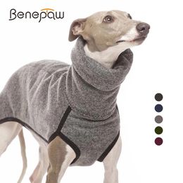 Benepaw Durable chaud polaire chien vêtements hiver doux confortable col haut veste pour animaux de compagnie vêtements pour petits moyens grands chiens 240108