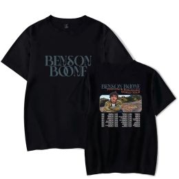 Benson Boone Fireworks and Rollerblade World Tour T-shirt Femmes Men Summer Fashion Short Sleeve Funny Tshirt Graphic Tees