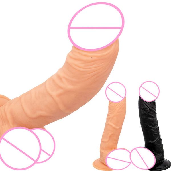 Pliage de simulation gode chair réaliste pénis vasllum vagin anal cul super dur giclées gados goundos adultes toys sexy