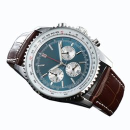 Bentleys Wrist Watches for Men 2024 New Breitlin Mens Watches All Calal Work Quartz Watch High Quality Top Brand Looks Watch Watch Watch Watch en acier inoxydable Bentley- 002