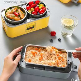 Bento -dozen 220V Elektrische lunchbox Warmte behoud PLU Elektriciteit Automatische hitte Bento Box Rijststoomboot draagbare plastic container L49