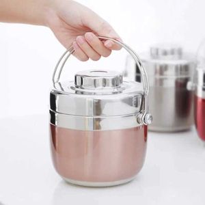 Boîtes à bento boîte aliments chauds peut isoler le sac à soupe portable en acier inoxydable épreuve de table