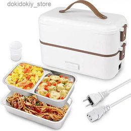 Bento Boîtes électriques à lunch Boîte alimentaire Conteneur portable Chauffeur de riz cuiseurs de riz isolant Dîotage alimentaire Storae Conteneur Bento Lunch Box L49