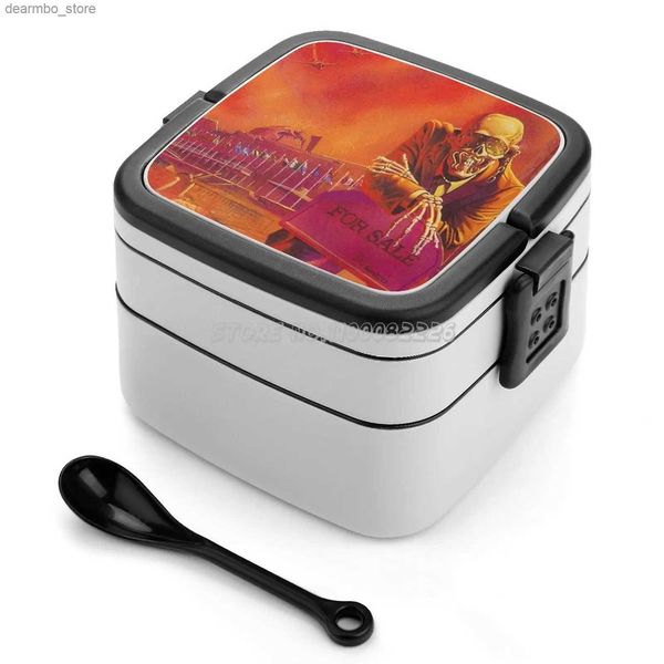 Bento Cajas para la venta Compartimentos de caja de bento Ensalada Fruit Food Container Box Megadeth Megadeth Stuff Megadeth Music L49