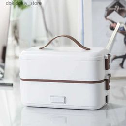 Bento -dozen draagbare thermische lunchbox elektrische lunchbox voedsel warmer voedsel storae maaltijd prep containers roestvrij staal lunchbox bento box l49