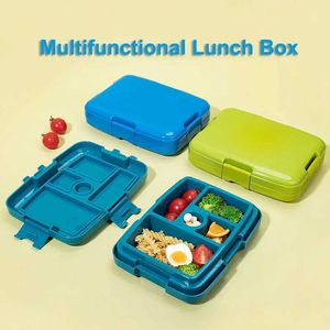 Bento Boxes Boîte à lunch étudiant Silicone Dormitory réservé Banc Square Special Kindergarten Childrens Outdoor Picnic Q240427