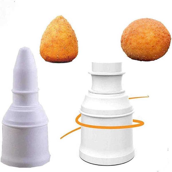 Bento Bola de arroz Molde de plástico Arancini Maker Sushi Herramienta DIY Hecho a mano Hecho en casa Comida italiana Bola de carne Molde Accesorios de cocina HKD230824