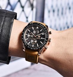 Benyar 2019 Men mira a la marca de lujo Business Steel Quartz Watch Casual Wating Wallwatch Relogio Masculino26572172872