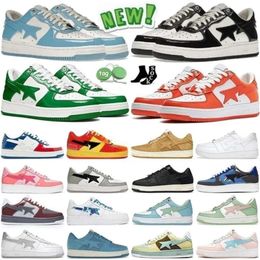 Beped Unc chaussures de course Sk8 femmes Triple noir blanc Panda camouflage vert gris clair sport Sneaker en cuir véritable daim