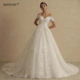 Vestido de novia de mujer princesa espumosa de la princesa Bridal Romántico Cordero sin mangas bohemio Rata de soiree de Francia 240515