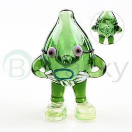 Beracky 4.2 pouces vert monstre verre tuyau accessoires pour fumer tuyaux à main en verre coloré accessoires