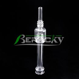 Beracky 6,5 pouces Quartz NC Portable limande outil Quartz Conseils Dab paille pour la cire en verre Bongs Pipes eau Dab Rigs fumer